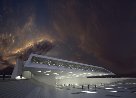 Press kit | 2234-01 - Press release | DMMRC – Dubai Maritime Museum & Research Centre - Studio Niko Kapa - Institutional Architecture - Museum entrance - Photo credit: Studio Niko Kapa