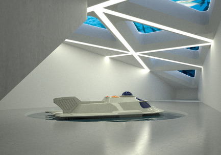 Press kit | 2234-01 - Press release | DMMRC – Dubai Maritime Museum & Research Centre - Studio Niko Kapa - Institutional Architecture - Visitor's chamber - Photo credit: Studio Niko Kapa