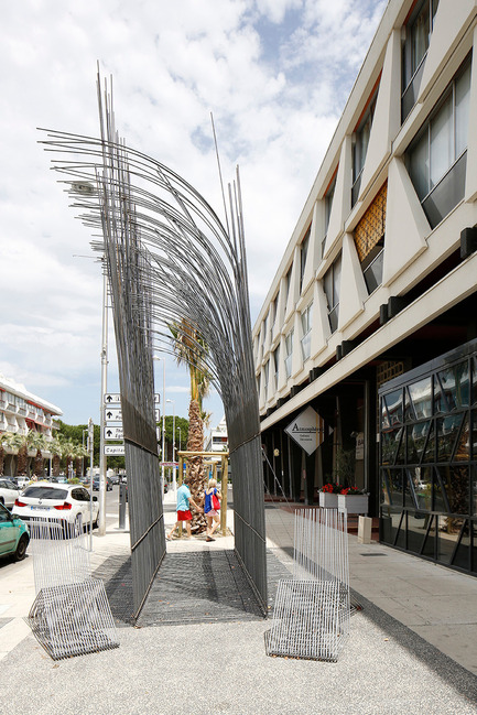 Press kit | 982-09 - Press release | The pavilions du FAV 2013 - La Grande MotteDavid Hamerman Architecte - Association Champ Libre - Festival des Architectures Vives (FAV) - Event + Exhibition - David HAMERMAN - Architecte - Photo credit: Paul Kozlowski 