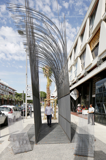 Press kit | 982-09 - Press release | The pavilions du FAV 2013 - La Grande MotteDavid Hamerman Architecte - Association Champ Libre - Festival des Architectures Vives (FAV) - Event + Exhibition - David HAMERMAN - Architecte - Photo credit: Paul Kozlowski 
