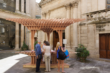 Dossier de presse | 982-10 - Communiqué de presse | Les pavillons du FAV 2013 - MontpellierRobin Juzon Architecte - Association Champ Libre - Festival des Architectures Vives (FAV) - Évènement + Exposition - Robin JUZON - Architecte - Crédit photo : Paul Kozlowski 