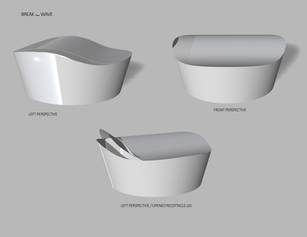Press kit | 739-09 - Press release | Design Exchange Presents Grand Cru/ation - A New DX Satellite Exhibition in Partnership with Nespresso - Design Exchange, Canada's Design Museum - Event + Exhibition - Sketching of the proposed aluminum design detail.&nbsp; - Photo credit: Lilly Otasevic