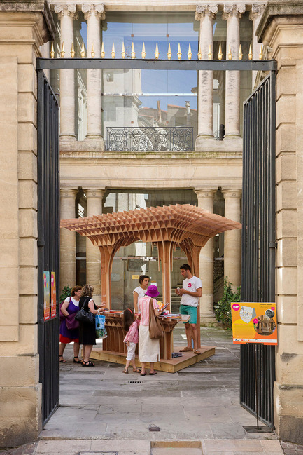 Dossier de presse | 982-10 - Communiqué de presse | Les pavillons du FAV 2013 - MontpellierRobin Juzon Architecte - Association Champ Libre - Festival des Architectures Vives (FAV) - Évènement + Exposition - Robin JUZON - Architecte - Crédit photo : Paul Kozlowski 