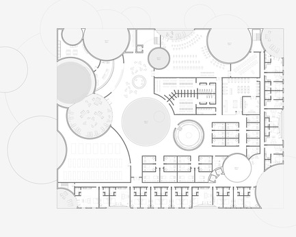 Dossier de presse | 2255-01 - Communiqué de presse | Liepāja Thermal Bath receives 2016 AAP American Architecture Prize - Steven Christensen Architecture - Architecture institutionnelle - Plan, Level 3 - Crédit photo : Steven Christensen Architecture