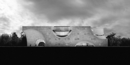 Dossier de presse | 2255-01 - Communiqué de presse | Liepāja Thermal Bath receives 2016 AAP American Architecture Prize - Steven Christensen Architecture - Architecture institutionnelle - East Elevation - Crédit photo : Steven Christensen Architecture
