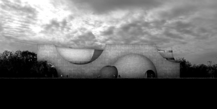 Dossier de presse | 2255-01 - Communiqué de presse | Liepāja Thermal Bath receives 2016 AAP American Architecture Prize - Steven Christensen Architecture - Architecture institutionnelle - West Elevation - Crédit photo : Steven Christensen Architecture