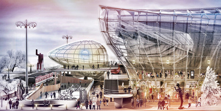 Dossier de presse | 2266-01 - Communiqué de presse | Pushkinsky International Cinema Hall at Moscow - Revitalization - MetropolitanmomentuM - Architecture institutionnelle -  Street View - Exterior<br>  - Crédit photo : Pablo Osorio<br>