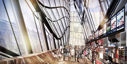 Dossier de presse | 2266-01 - Communiqué de presse | Pushkinsky International Cinema Hall at Moscow - Revitalization - MetropolitanmomentuM - Architecture institutionnelle - Tower - Interior<br> - Crédit photo : Pablo Osorio<br>