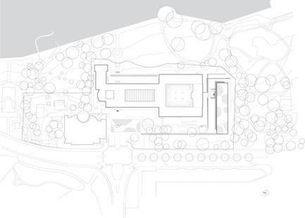 Dossier de presse | 2237-01 - Communiqué de presse | World Trade Organization - wittfoht architekten - Architecture institutionnelle - site plan<br> - Crédit photo : wittfoht architekten<br>