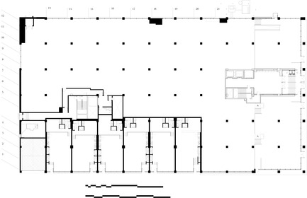 Dossier de presse | 1081-01 - Communiqué de presse | La Fabrique 125 inaugure la nouvelle vocation résidentielle du quartier Chabanel - Humà design + architecture - Immobilier - Détails de la façade - Crédit photo : Clémence Perrin