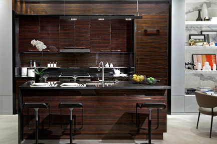 Dossier de presse | 2066-05 - Communiqué de presse | II BY IV DESIGN Win Show Flats and Development Award at SBID Awards 2016 - II BY IV DESIGN - Concours - The Residences of 488 University Avenue_Marketing Centre_Kitchen Vignette (B) - Crédit photo : David Whittaker