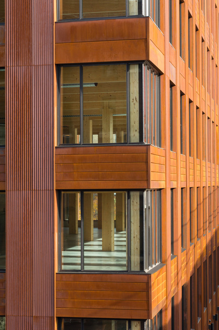 Dossier de presse | 2207-01 - Communiqué de presse | Minneapolis Claims The First Modern Mass Timber Office Building in the U.S. - MGA | MICHAEL GREEN ARCHITECTURE - Architecture commerciale - Crédit photo : Ema Peter