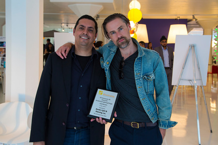 Press kit | 1615-03 - Press release | Call for Entries: The IESBC Vision Awards open January 1, 2017 - IESBC - Lighting Design -    Victor Quezada (LH) &amp; Sean Casey (RH) -&nbsp; Render Light + Planning. Winner of the 2014 Aileen Page Cutler Memorial Award for Residential Lighting<br>    - Photo credit: Michael Young <br>