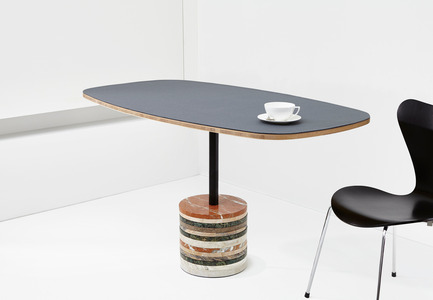 Dossier de presse | 2335-01 - Communiqué de presse | Beauparlant Announces Launch Of Their Stone Base Table - Beauparlant - Produit - Design by Philippe Beauparlant - Crédit photo : Valerie Wilcox