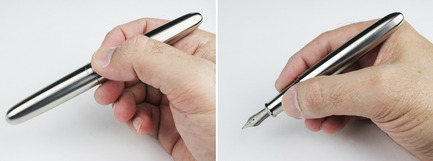 Press kit | 1127-11 - Press release | PIUMA - Super Minimal Titanium Fountain Pen - ENSSO - Product - PIUMA fountain pen / titanium - Photo credit: ENSSO