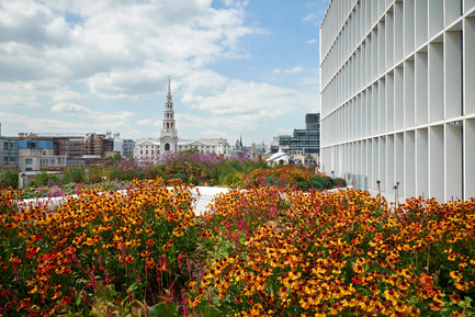 Dossier de presse | 2337-01 - Communiqué de presse | One New Ludgate - Fletcher Priest Architects - Architecture commerciale - The 5th floor roof terrace - Crédit photo : Timothy Soar