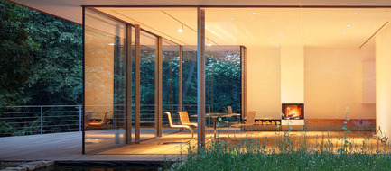 Dossier de presse | 2231-01 - Communiqué de presse | House Rheder - Falkenberg Innenarchitektur - Design d’intérieur résidentiel - View from South East - Crédit photo : Reimund Braun