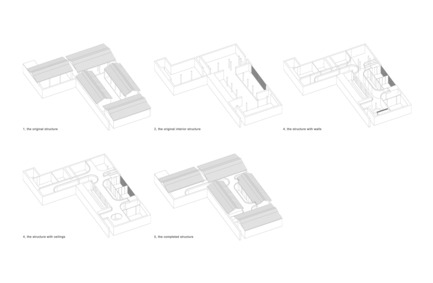 Press kit | 2264-01 - Press release | Tea House in Hutong - Arch Studio - Commercial Interior Design - Drawing - Photo credit: Arch Studio