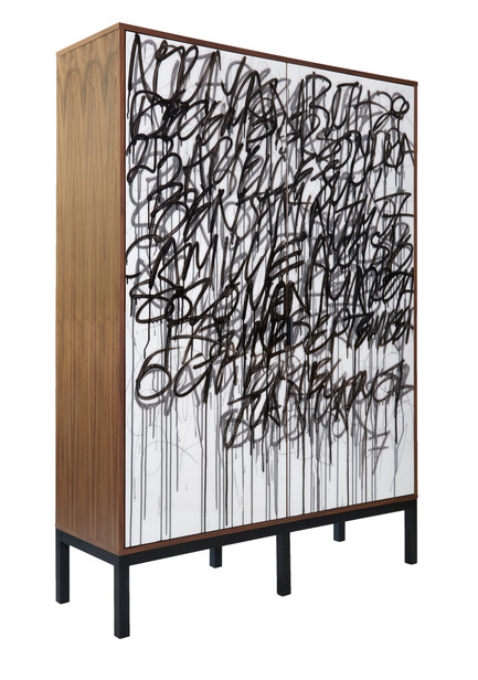 Press kit | 1176-15 - Press release | Top 2017 Design Trends Forecasted by IDS17 - Interior Design Show (IDS) - Event + Exhibition - IDS17 MAKER, Morgan Clayhill’s handmade wooden Graffiti Cabinet<br> - Photo credit: Morgan Clayhill