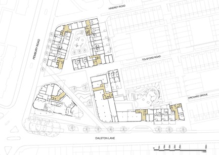Dossier de presse | 2296-01 - Communiqué de presse | Pembury Circus, Hackney - Fraser Brown MacKenna Architects - Architecture résidentielle - The Final Plan - Crédit photo : Fraser Brown MacKenna Architects