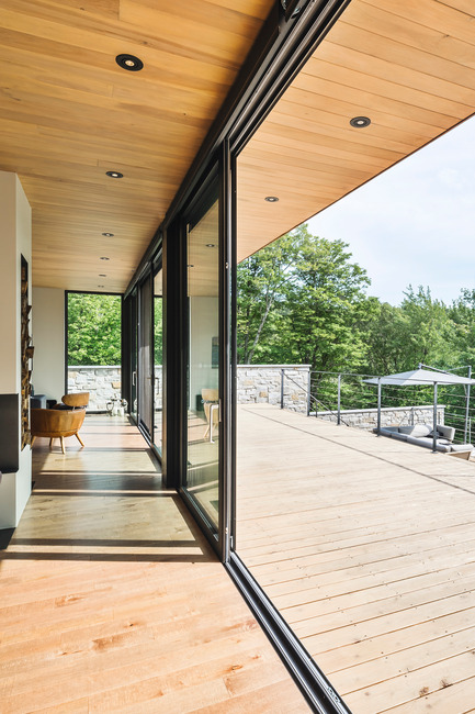 Dossier de presse | 880-11 - Communiqué de presse | Résidence L'Estrade - MU Architecture - Architecture résidentielle - Crédit photo : Ulysse Lemerise Bouchard