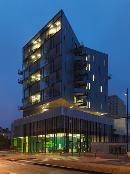 Dossier de presse | 972-03 - Communiqué de presse | Cité internationale Paul Ricœur - Hérault Arnod architectures - Architecture résidentielle - Crédit photo : André Morin
