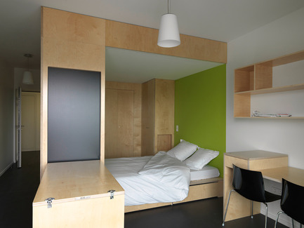 Dossier de presse | 972-03 - Communiqué de presse | Cité internationale Paul Ricœur - Hérault Arnod architectures - Architecture résidentielle - Crédit photo : André Morin