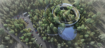 Dossier de presse | 1249-01 - Communiqué de presse | The Wangari Muta Maathai House - Boogertman + Partners Architects - Architecture institutionnelle -  Wangari Muta Maathai House - Aerial View - Crédit photo : Boogertman + Partners Architects