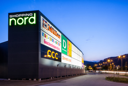 Dossier de presse | 2274-01 - Communiqué de presse | Shopping Nord Graz - BEHF Architects - Architecture commerciale - Entire site of Shopping Nord Graz - Crédit photo : Markus Kaiser