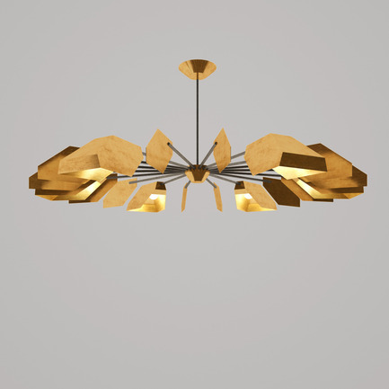 Dossier de presse | 1834-11 - Communiqué de presse | Design Days Dubai Announces 2017 Edition - Dubai Design Week - Évènement + Exposition -  Turbine Chandelier designed by&nbsp;Nader Gammas - Crédit photo :  Image Courtesy of Nader Gammas (UAE)