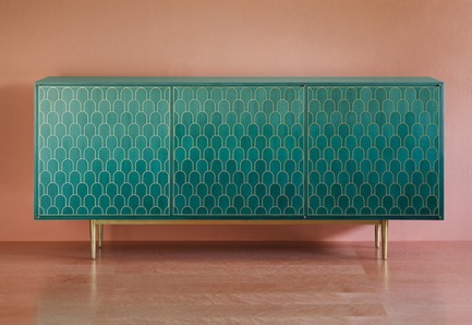 Dossier de presse | 1834-11 - Communiqué de presse | Design Days Dubai Announces 2017 Edition - Dubai Design Week - Évènement + Exposition -  Bethan Gray, Shamsian Nizwa Cabinet, designed by Bethan Gray &amp; Mohamad Reza Shamsian - Crédit photo :  Image Courtesy of Bethan Gray(UK)