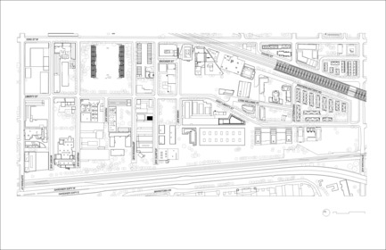 Press kit | 2045-01 - Press release | Batay-Csorba Architects Reimagines the Precast Concrete Building in Toronto - Batay-Csorba Architects - Commercial Architecture - Site Plan - Photo credit: Batay-Csorba Architects