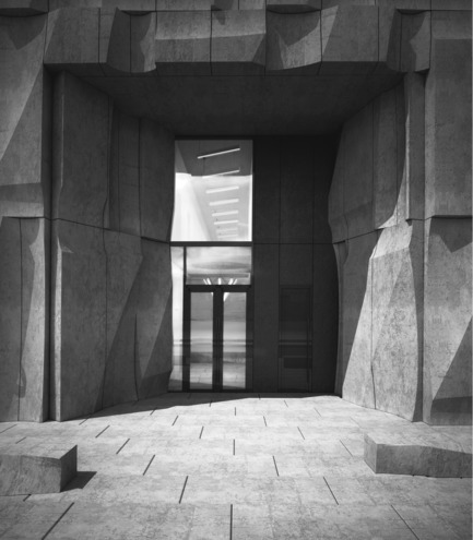 Press kit | 2045-01 - Press release | Batay-Csorba Architects Reimagines the Precast Concrete Building in Toronto - Batay-Csorba Architects - Commercial Architecture - Main Entry - Photo credit: Batay-Csorba Architects