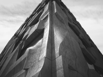 Press kit | 2045-01 - Press release | Batay-Csorba Architects Reimagines the Precast Concrete Building in Toronto - Batay-Csorba Architects - Commercial Architecture - Corner Detail - Photo credit: Batay-Csorba Architects