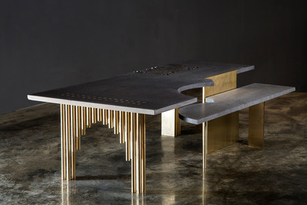 Dossier de presse | 1834-11 - Communiqué de presse | Design Days Dubai Announces 2017 Edition - Dubai Design Week - Évènement + Exposition - Bunyan Table designed by Misreen &amp; Nermeen Abu Dail<br> - Crédit photo : Image courtesy of Misreen &amp; Nermeen Abu Dail<br>