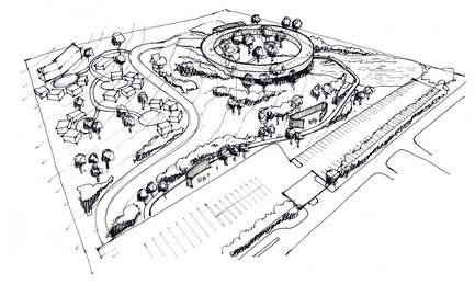 Dossier de presse | 1249-01 - Communiqué de presse | The Wangari Muta Maathai House - Boogertman + Partners Architects - Architecture institutionnelle - Wangari Muta Maathai House - Sketch 1 - Crédit photo : Boogertman + Partners Architects