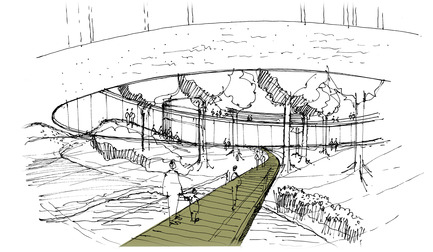 Dossier de presse | 1249-01 - Communiqué de presse | The Wangari Muta Maathai House - Boogertman + Partners Architects - Architecture institutionnelle - Wangari Muta Maathai House - Sketch 2 - Crédit photo : Boogertman + Partners Architects