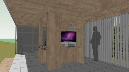 Press kit | 2007-02 - Press release | Montalba Architects to Design the Primary Pavillon at the World-Renowned Bex & Arts Exhibition in Bex, Switzerland - Montalba Architects - Urban Design - Rendering of the 2017 Bex &amp; Arts pavilion interior - Photo credit: Montalba Architects