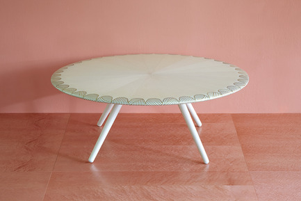 Press kit | 1834-12 - Press release | Design Days Dubai 2017: International Design Talent, Premieres and Special Projects bring design to life - Design Days Dubai - Event + Exhibition - Masirah White Coffee Table designed by Bethan Gray&nbsp; - Photo credit: Image Courtesy of Bethan Gray (UK)