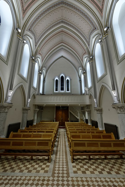 Dossier de presse | 561-01 - Communiqué de presse | La chapelle du Carmelle de Montréal - Éclairage Public - Design d’éclairage - Crédit photo : Pierre Bélanger