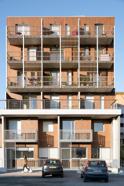 Press kit | 2382-01 - Press release | 145 Student Housing in Bassins à Flot - Gardera-D Architecture - Residential Architecture - Photo credit: Jean François Tremege