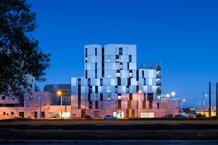 Press kit | 2382-01 - Press release | 145 Student Housing in Bassins à Flot - Gardera-D Architecture - Residential Architecture - Photo credit: Jean François Tremege