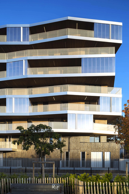 Press kit | 2372-01 - Press release | Résidence de l'Aqueduc in Gentilly / France - Daquin & Ferrière Architecture - Residential Architecture - Residence de l'Aqueduc - Gentilly / France <br>DAQUIN &amp; FERRIERE ARCHITECTURE <br>  - Photo credit: Hervé Abbadie