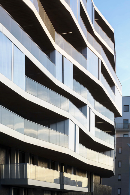 Press kit | 2372-01 - Press release | Résidence de l'Aqueduc in Gentilly / France - Daquin & Ferrière Architecture - Residential Architecture - Residence de l'Aqueduc - Gentilly / France <br>DAQUIN &amp; FERRIERE ARCHITECTURE  - Photo credit: Hervé Abbadie
