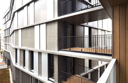 Press kit | 2372-01 - Press release | Résidence de l'Aqueduc in Gentilly / France - Daquin & Ferrière Architecture - Residential Architecture - Residence de l'Aqueduc - Gentilly / France <br>DAQUIN &amp; FERRIERE ARCHITECTURE  - Photo credit: Hervé Abbadie