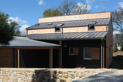 Press kit | 949-04 - Press release | A bioclimatic house in Auray, Brittany - Patrice Bideau - Residential Architecture - Photo credit: Armel Istin