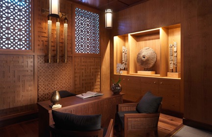 Dossier de presse | 2177-02 - Communiqué de presse | Un architecte français conçoit le plus haut resort de luxe du Moyen Orient :Anantara JabalAkhdar - Atelier Pod - Art de vivre - Lobby Reception - Crédit photo : Anantara Jabal Akhdar