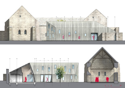 Dossier de presse | 2394-01 - Communiqué de presse | Reconversion de l’ancien Hôpital de Meursault - JUNG Architectures & Simon Buri - Architecture institutionnelle - Crédit photo : JUNG Architectures