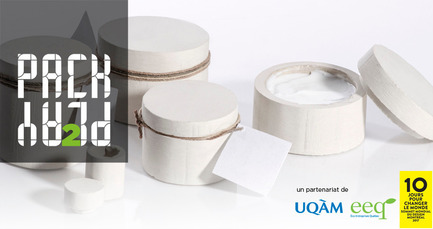 Press kit | 2181-07 - Press release | Packplay 2 International Competition - École de design de l'UQAM | Éco Entreprises Québec (ÉEQ) - Industrial Design - Photo credit: Éco Entreprises Québec / École de design&nbsp; de l’UQAM<br>