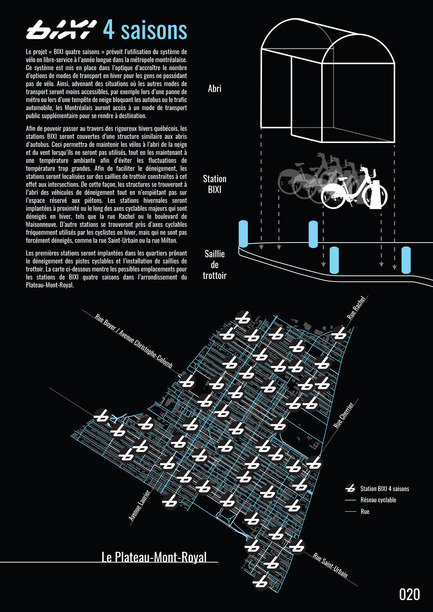 Dossier de presse | 2511-01 - Communiqué de presse | Les propositions et lauréats de l'édition 2017 du concours d’idées Morph.o.polis - Morph.o.polis - Concours - Bixi 4 saisons - Crédit photo :  Marie-Ève Assunçao-Denis 